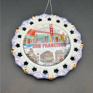 VINTAGE SAN FRANCISCO SOUVENIR PLATE 6.5"